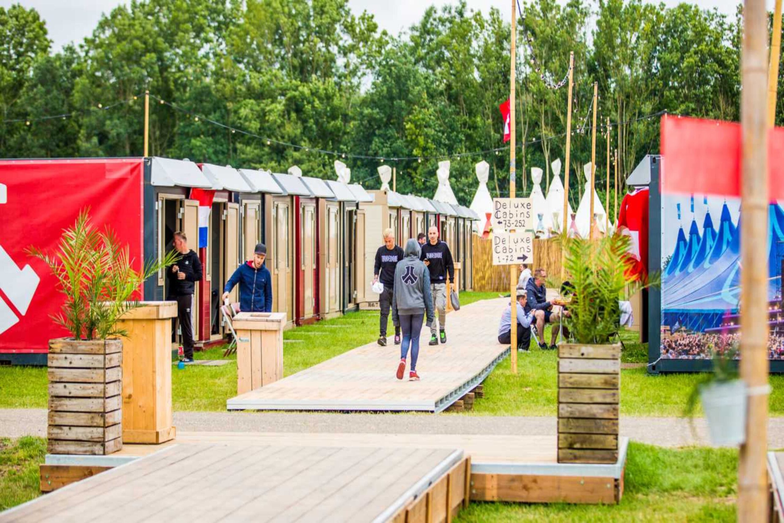 Flexotels accommodation at Defqon Festival